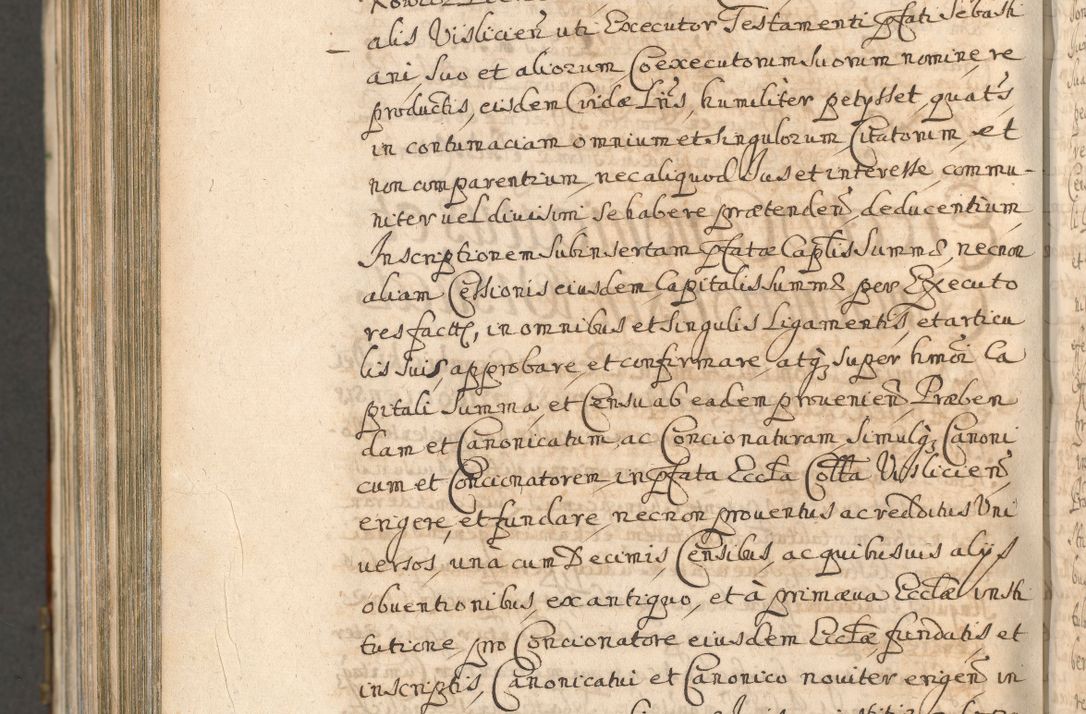 Zdjęcie nr 1432 dla obiektu archiwalnego: Acta actorum, decretorum, sententiarum, erectionum, confirmationum, institutionum, resignationum, constitutionum, provisionum, quietationum, submissionum, protestationum, substitutionum R. D. Petri Gembicki, episcopi Cracoviensis, ducis Severiae in a. D. 1650 et 1651 acticatorum. Volumen V