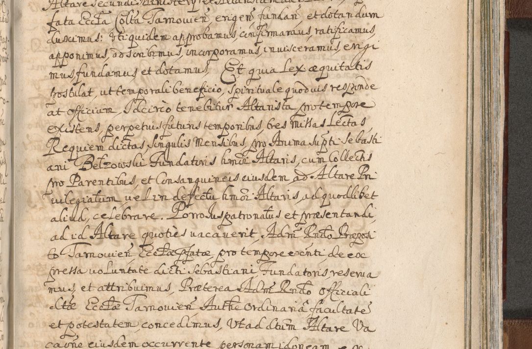 Zdjęcie nr 1429 dla obiektu archiwalnego: Acta actorum, decretorum, sententiarum, erectionum, confirmationum, institutionum, resignationum, constitutionum, provisionum, quietationum, submissionum, protestationum, substitutionum R. D. Petri Gembicki, episcopi Cracoviensis, ducis Severiae in a. D. 1650 et 1651 acticatorum. Volumen V