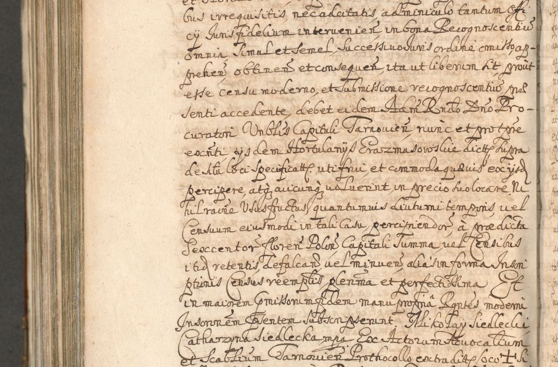 Zdjęcie nr 1428 dla obiektu archiwalnego: Acta actorum, decretorum, sententiarum, erectionum, confirmationum, institutionum, resignationum, constitutionum, provisionum, quietationum, submissionum, protestationum, substitutionum R. D. Petri Gembicki, episcopi Cracoviensis, ducis Severiae in a. D. 1650 et 1651 acticatorum. Volumen V
