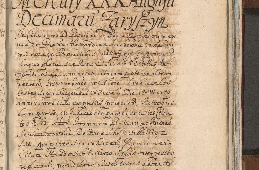 Zdjęcie nr 1411 dla obiektu archiwalnego: Acta actorum, decretorum, sententiarum, erectionum, confirmationum, institutionum, resignationum, constitutionum, provisionum, quietationum, submissionum, protestationum, substitutionum R. D. Petri Gembicki, episcopi Cracoviensis, ducis Severiae in a. D. 1650 et 1651 acticatorum. Volumen V