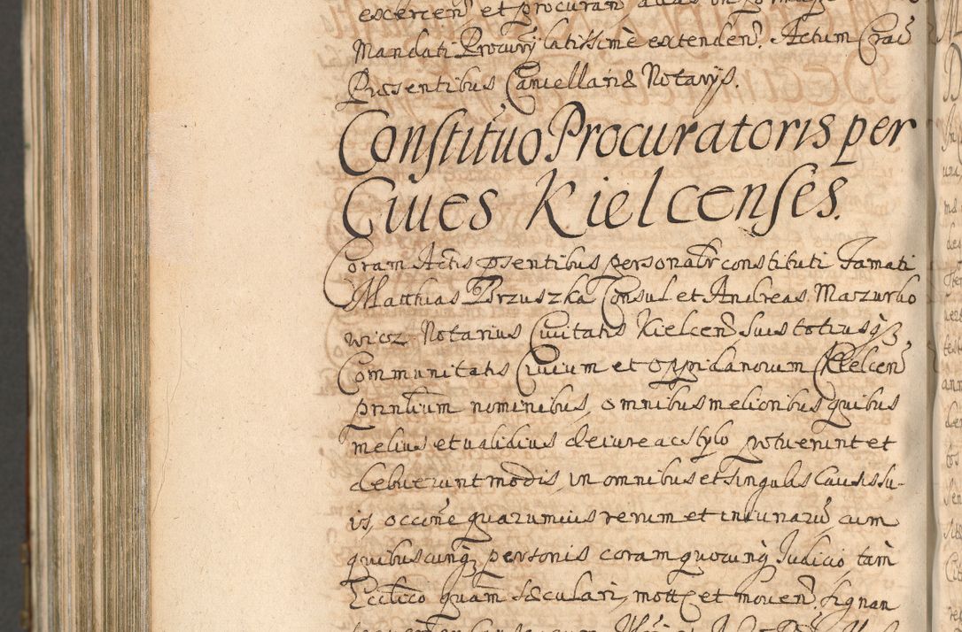 Zdjęcie nr 1410 dla obiektu archiwalnego: Acta actorum, decretorum, sententiarum, erectionum, confirmationum, institutionum, resignationum, constitutionum, provisionum, quietationum, submissionum, protestationum, substitutionum R. D. Petri Gembicki, episcopi Cracoviensis, ducis Severiae in a. D. 1650 et 1651 acticatorum. Volumen V