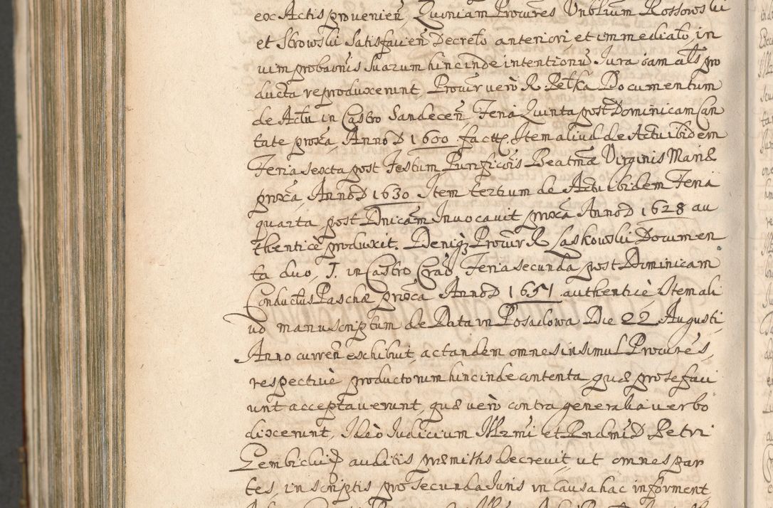 Zdjęcie nr 1610 dla obiektu archiwalnego: Acta actorum, decretorum, sententiarum, erectionum, confirmationum, institutionum, resignationum, constitutionum, provisionum, quietationum, submissionum, protestationum, substitutionum R. D. Petri Gembicki, episcopi Cracoviensis, ducis Severiae in a. D. 1650 et 1651 acticatorum. Volumen V