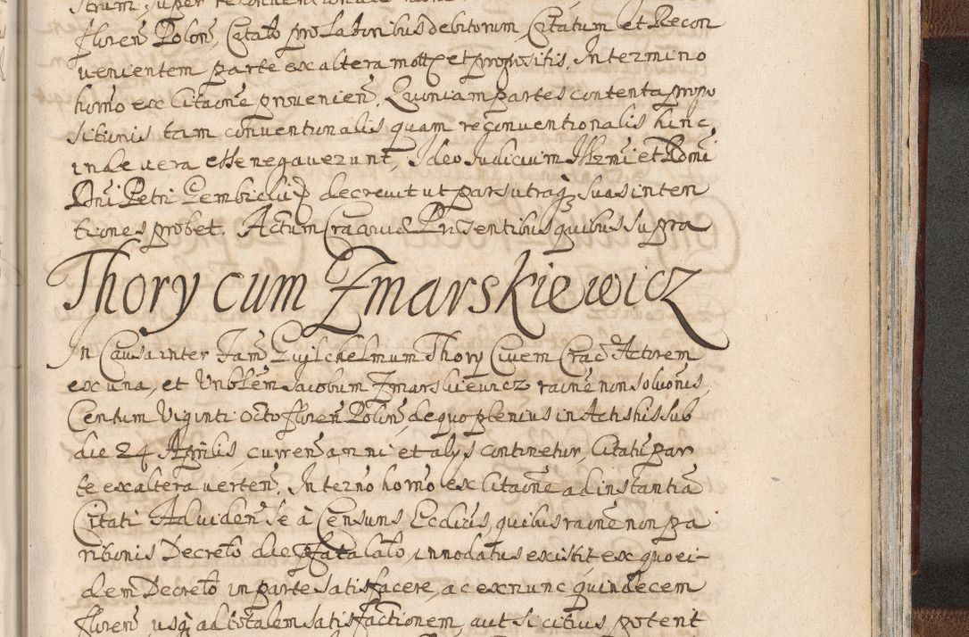 Zdjęcie nr 1613 dla obiektu archiwalnego: Acta actorum, decretorum, sententiarum, erectionum, confirmationum, institutionum, resignationum, constitutionum, provisionum, quietationum, submissionum, protestationum, substitutionum R. D. Petri Gembicki, episcopi Cracoviensis, ducis Severiae in a. D. 1650 et 1651 acticatorum. Volumen V