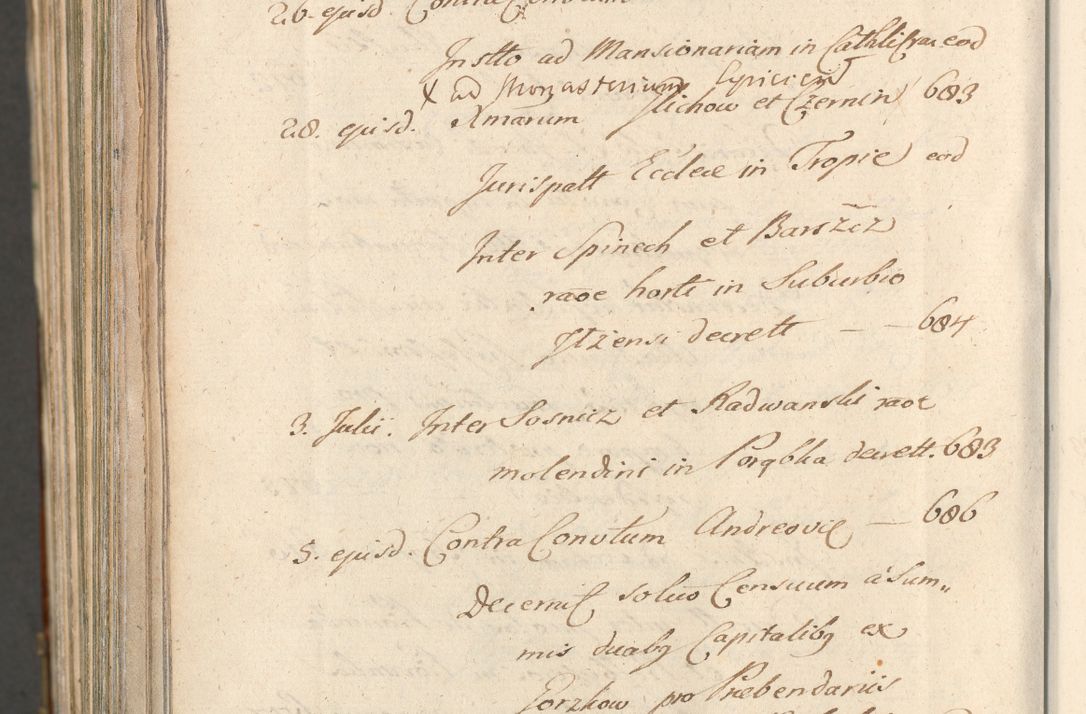 Zdjęcie nr 1794 dla obiektu archiwalnego: Acta actorum, decretorum, sententiarum, erectionum, confirmationum, institutionum, resignationum, constitutionum, provisionum, quietationum, submissionum, protestationum, substitutionum R. D. Petri Gembicki, episcopi Cracoviensis, ducis Severiae in a. D. 1650 et 1651 acticatorum. Volumen V