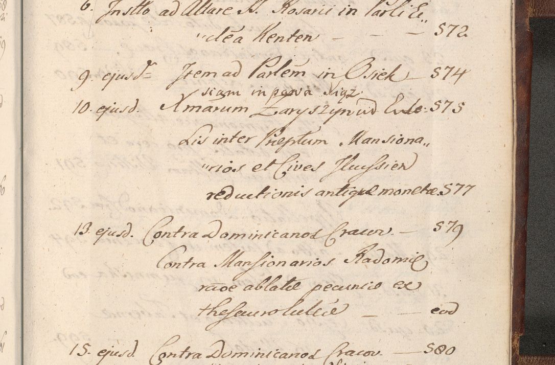 Zdjęcie nr 1787 dla obiektu archiwalnego: Acta actorum, decretorum, sententiarum, erectionum, confirmationum, institutionum, resignationum, constitutionum, provisionum, quietationum, submissionum, protestationum, substitutionum R. D. Petri Gembicki, episcopi Cracoviensis, ducis Severiae in a. D. 1650 et 1651 acticatorum. Volumen V