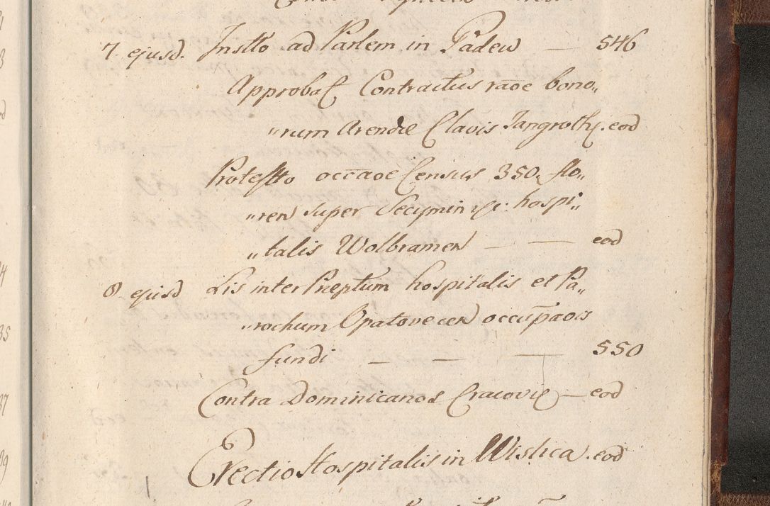 Zdjęcie nr 1785 dla obiektu archiwalnego: Acta actorum, decretorum, sententiarum, erectionum, confirmationum, institutionum, resignationum, constitutionum, provisionum, quietationum, submissionum, protestationum, substitutionum R. D. Petri Gembicki, episcopi Cracoviensis, ducis Severiae in a. D. 1650 et 1651 acticatorum. Volumen V