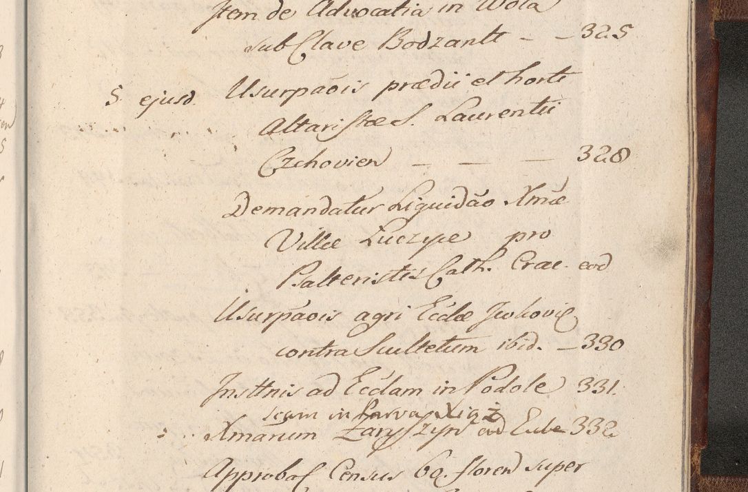 Zdjęcie nr 1773 dla obiektu archiwalnego: Acta actorum, decretorum, sententiarum, erectionum, confirmationum, institutionum, resignationum, constitutionum, provisionum, quietationum, submissionum, protestationum, substitutionum R. D. Petri Gembicki, episcopi Cracoviensis, ducis Severiae in a. D. 1650 et 1651 acticatorum. Volumen V