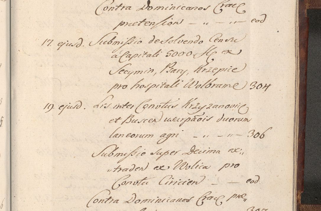Zdjęcie nr 1771 dla obiektu archiwalnego: Acta actorum, decretorum, sententiarum, erectionum, confirmationum, institutionum, resignationum, constitutionum, provisionum, quietationum, submissionum, protestationum, substitutionum R. D. Petri Gembicki, episcopi Cracoviensis, ducis Severiae in a. D. 1650 et 1651 acticatorum. Volumen V