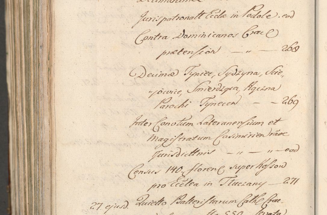 Zdjęcie nr 1768 dla obiektu archiwalnego: Acta actorum, decretorum, sententiarum, erectionum, confirmationum, institutionum, resignationum, constitutionum, provisionum, quietationum, submissionum, protestationum, substitutionum R. D. Petri Gembicki, episcopi Cracoviensis, ducis Severiae in a. D. 1650 et 1651 acticatorum. Volumen V