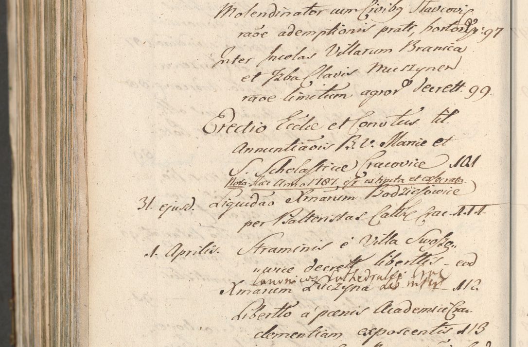 Zdjęcie nr 1758 dla obiektu archiwalnego: Acta actorum, decretorum, sententiarum, erectionum, confirmationum, institutionum, resignationum, constitutionum, provisionum, quietationum, submissionum, protestationum, substitutionum R. D. Petri Gembicki, episcopi Cracoviensis, ducis Severiae in a. D. 1650 et 1651 acticatorum. Volumen V