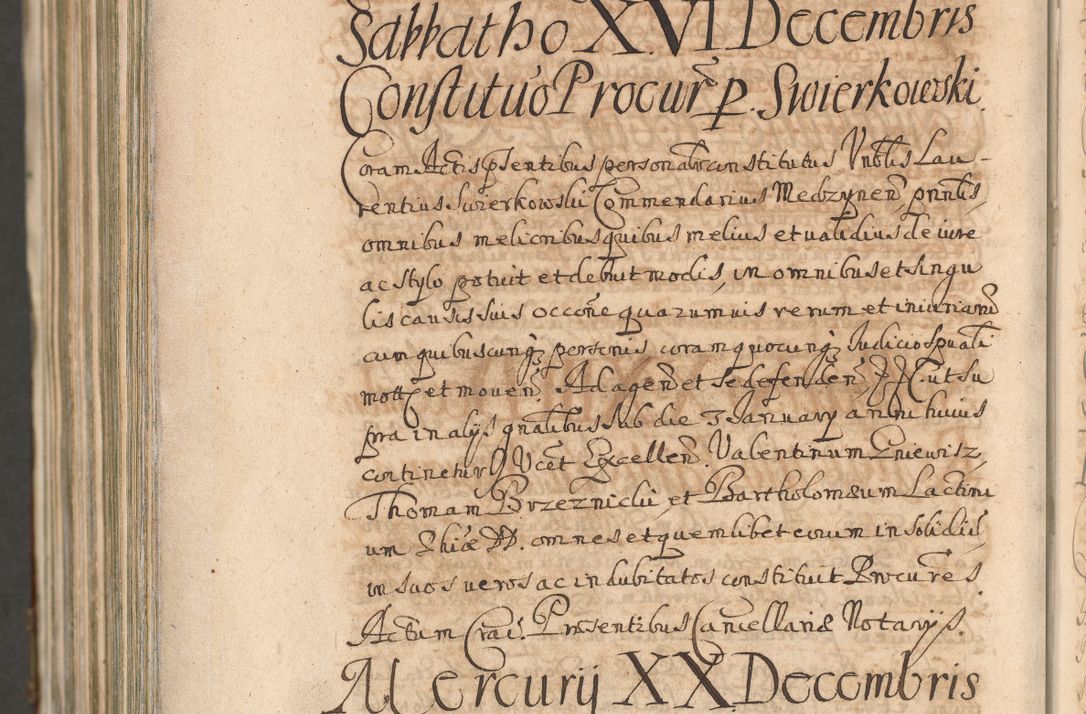 Zdjęcie nr 1748 dla obiektu archiwalnego: Acta actorum, decretorum, sententiarum, erectionum, confirmationum, institutionum, resignationum, constitutionum, provisionum, quietationum, submissionum, protestationum, substitutionum R. D. Petri Gembicki, episcopi Cracoviensis, ducis Severiae in a. D. 1650 et 1651 acticatorum. Volumen V