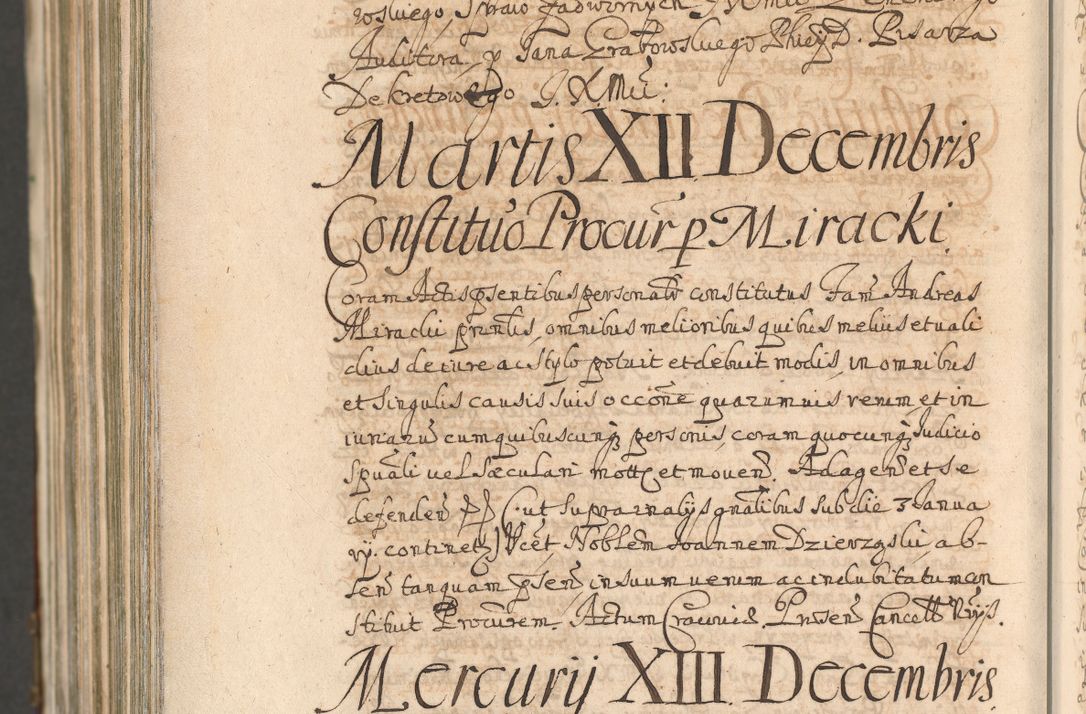 Zdjęcie nr 1744 dla obiektu archiwalnego: Acta actorum, decretorum, sententiarum, erectionum, confirmationum, institutionum, resignationum, constitutionum, provisionum, quietationum, submissionum, protestationum, substitutionum R. D. Petri Gembicki, episcopi Cracoviensis, ducis Severiae in a. D. 1650 et 1651 acticatorum. Volumen V