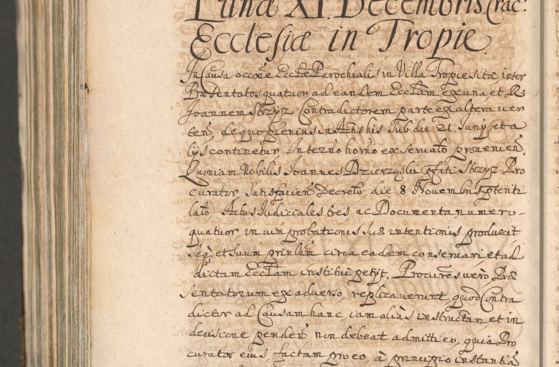 Zdjęcie nr 1738 dla obiektu archiwalnego: Acta actorum, decretorum, sententiarum, erectionum, confirmationum, institutionum, resignationum, constitutionum, provisionum, quietationum, submissionum, protestationum, substitutionum R. D. Petri Gembicki, episcopi Cracoviensis, ducis Severiae in a. D. 1650 et 1651 acticatorum. Volumen V