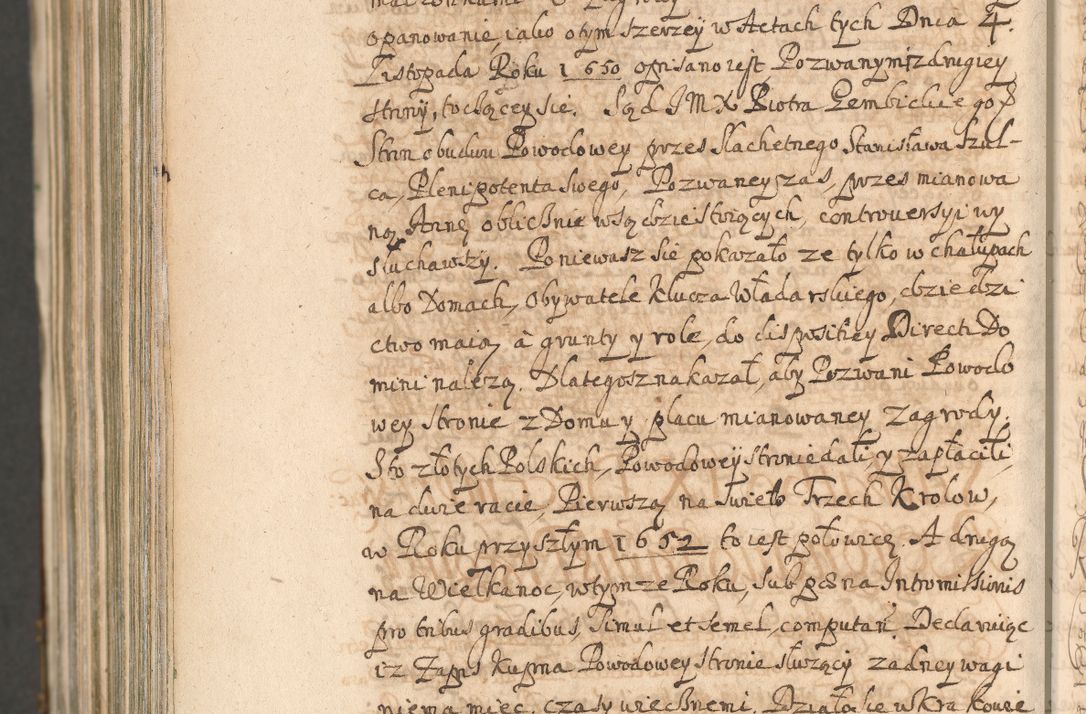 Zdjęcie nr 1736 dla obiektu archiwalnego: Acta actorum, decretorum, sententiarum, erectionum, confirmationum, institutionum, resignationum, constitutionum, provisionum, quietationum, submissionum, protestationum, substitutionum R. D. Petri Gembicki, episcopi Cracoviensis, ducis Severiae in a. D. 1650 et 1651 acticatorum. Volumen V