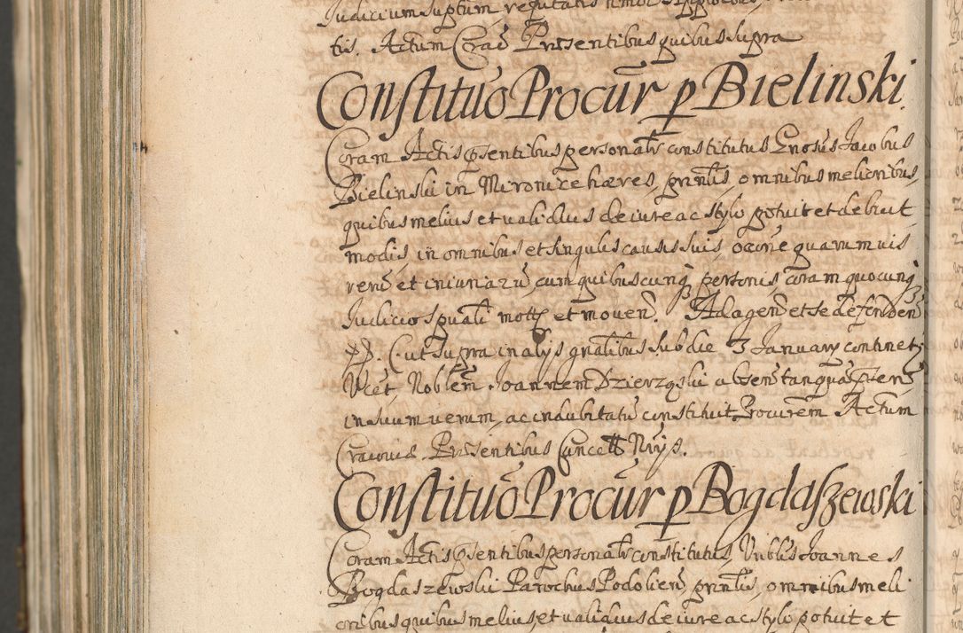 Zdjęcie nr 1734 dla obiektu archiwalnego: Acta actorum, decretorum, sententiarum, erectionum, confirmationum, institutionum, resignationum, constitutionum, provisionum, quietationum, submissionum, protestationum, substitutionum R. D. Petri Gembicki, episcopi Cracoviensis, ducis Severiae in a. D. 1650 et 1651 acticatorum. Volumen V