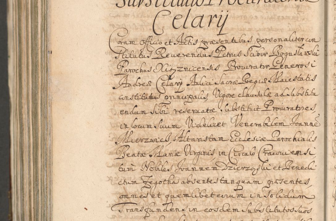 Zdjęcie nr 1730 dla obiektu archiwalnego: Acta actorum, decretorum, sententiarum, erectionum, confirmationum, institutionum, resignationum, constitutionum, provisionum, quietationum, submissionum, protestationum, substitutionum R. D. Petri Gembicki, episcopi Cracoviensis, ducis Severiae in a. D. 1650 et 1651 acticatorum. Volumen V