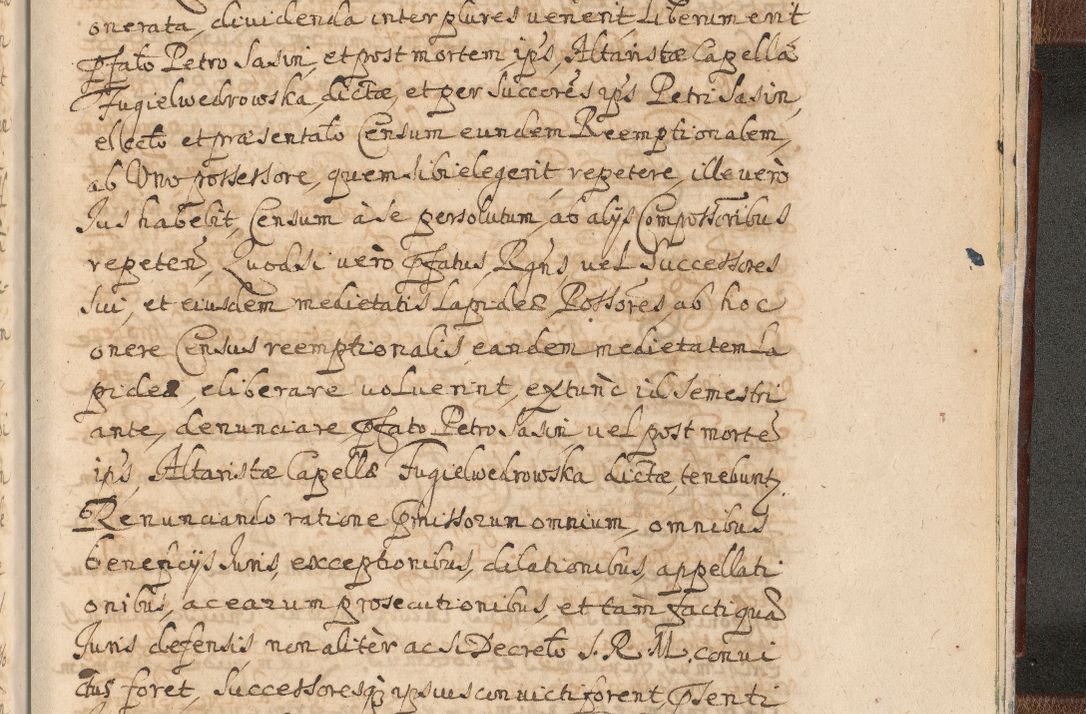 Zdjęcie nr 1727 dla obiektu archiwalnego: Acta actorum, decretorum, sententiarum, erectionum, confirmationum, institutionum, resignationum, constitutionum, provisionum, quietationum, submissionum, protestationum, substitutionum R. D. Petri Gembicki, episcopi Cracoviensis, ducis Severiae in a. D. 1650 et 1651 acticatorum. Volumen V