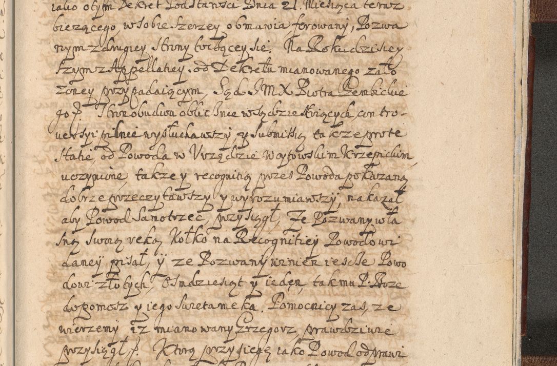 Zdjęcie nr 1721 dla obiektu archiwalnego: Acta actorum, decretorum, sententiarum, erectionum, confirmationum, institutionum, resignationum, constitutionum, provisionum, quietationum, submissionum, protestationum, substitutionum R. D. Petri Gembicki, episcopi Cracoviensis, ducis Severiae in a. D. 1650 et 1651 acticatorum. Volumen V