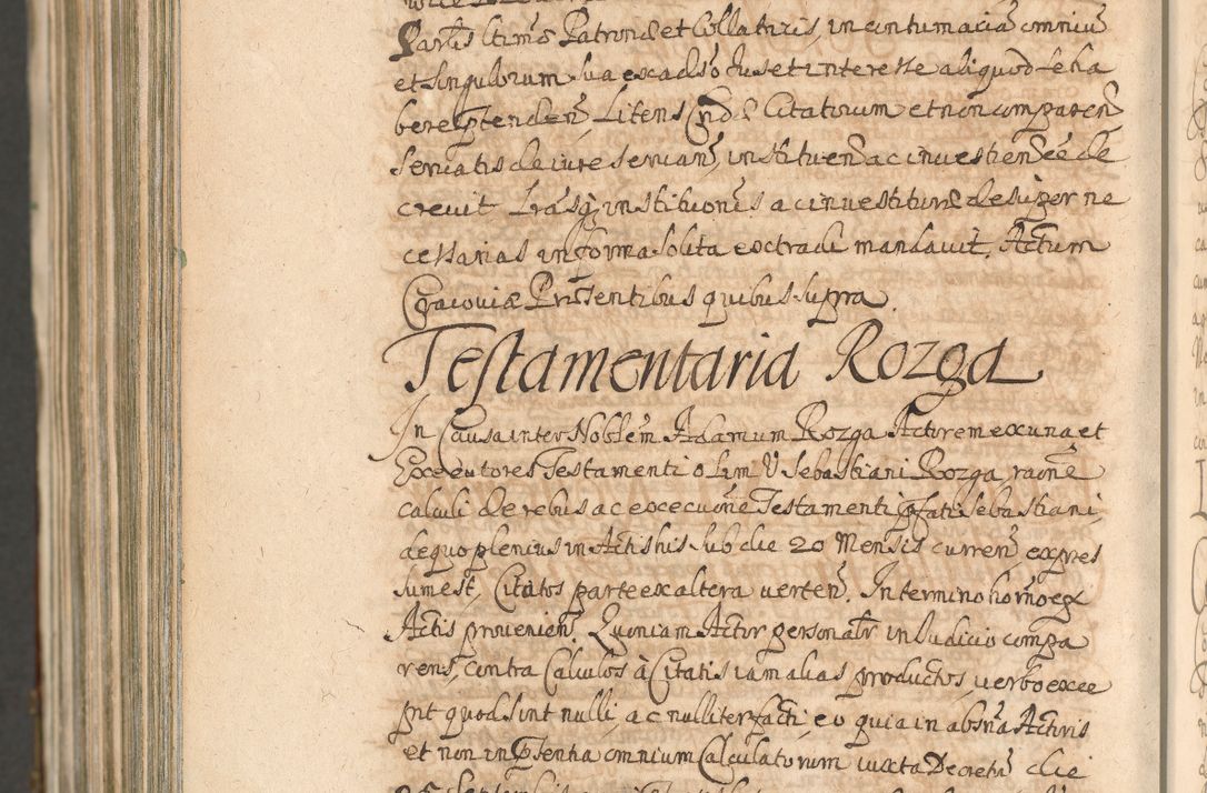 Zdjęcie nr 1712 dla obiektu archiwalnego: Acta actorum, decretorum, sententiarum, erectionum, confirmationum, institutionum, resignationum, constitutionum, provisionum, quietationum, submissionum, protestationum, substitutionum R. D. Petri Gembicki, episcopi Cracoviensis, ducis Severiae in a. D. 1650 et 1651 acticatorum. Volumen V