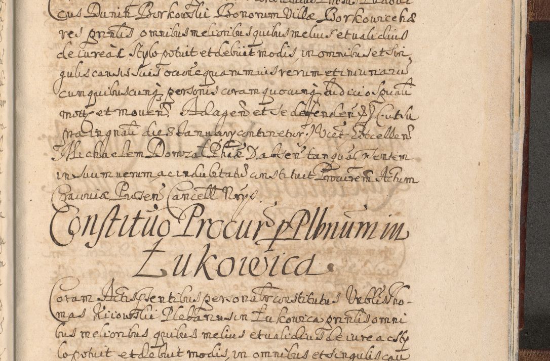 Zdjęcie nr 1705 dla obiektu archiwalnego: Acta actorum, decretorum, sententiarum, erectionum, confirmationum, institutionum, resignationum, constitutionum, provisionum, quietationum, submissionum, protestationum, substitutionum R. D. Petri Gembicki, episcopi Cracoviensis, ducis Severiae in a. D. 1650 et 1651 acticatorum. Volumen V