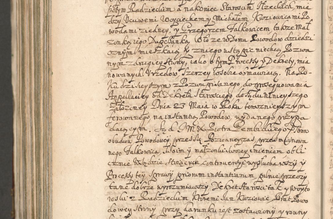 Zdjęcie nr 1702 dla obiektu archiwalnego: Acta actorum, decretorum, sententiarum, erectionum, confirmationum, institutionum, resignationum, constitutionum, provisionum, quietationum, submissionum, protestationum, substitutionum R. D. Petri Gembicki, episcopi Cracoviensis, ducis Severiae in a. D. 1650 et 1651 acticatorum. Volumen V