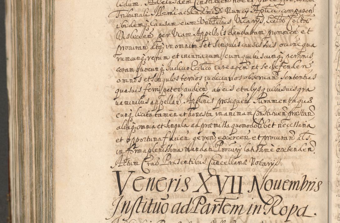 Zdjęcie nr 1694 dla obiektu archiwalnego: Acta actorum, decretorum, sententiarum, erectionum, confirmationum, institutionum, resignationum, constitutionum, provisionum, quietationum, submissionum, protestationum, substitutionum R. D. Petri Gembicki, episcopi Cracoviensis, ducis Severiae in a. D. 1650 et 1651 acticatorum. Volumen V