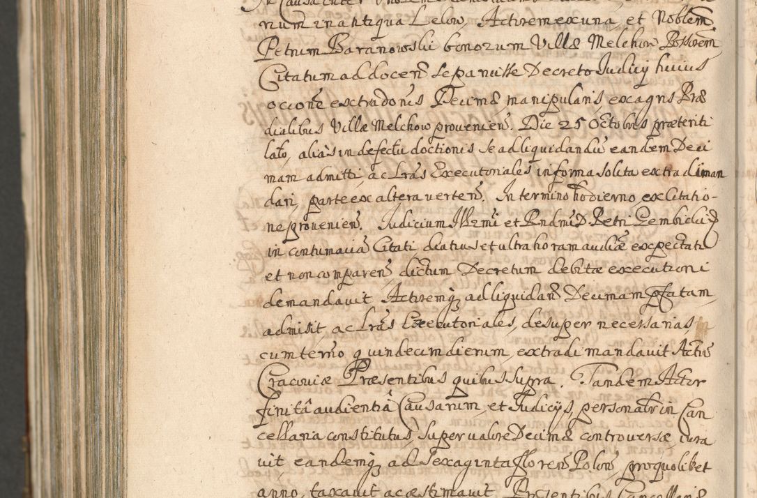 Zdjęcie nr 1692 dla obiektu archiwalnego: Acta actorum, decretorum, sententiarum, erectionum, confirmationum, institutionum, resignationum, constitutionum, provisionum, quietationum, submissionum, protestationum, substitutionum R. D. Petri Gembicki, episcopi Cracoviensis, ducis Severiae in a. D. 1650 et 1651 acticatorum. Volumen V