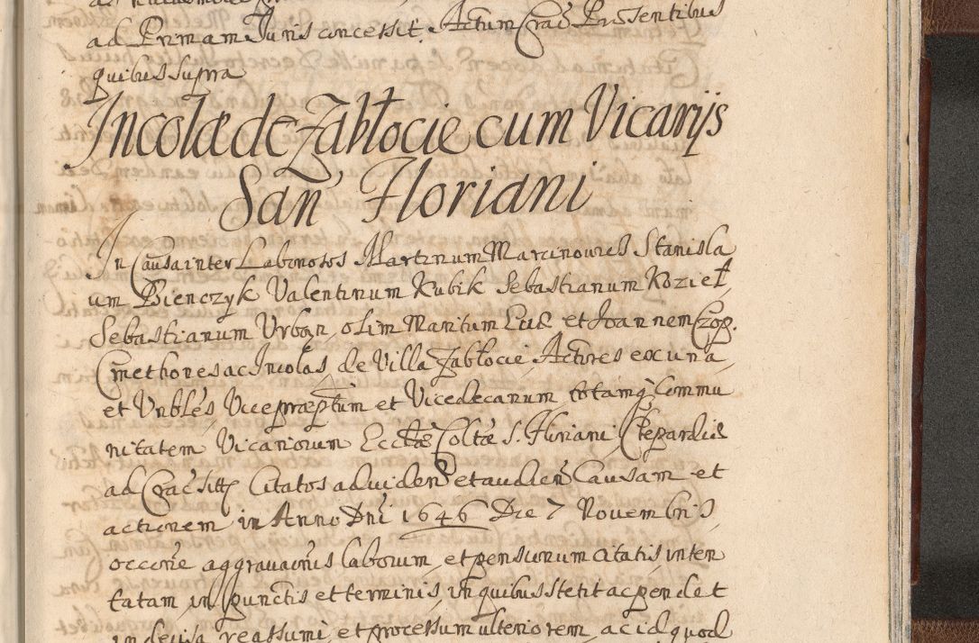 Zdjęcie nr 1691 dla obiektu archiwalnego: Acta actorum, decretorum, sententiarum, erectionum, confirmationum, institutionum, resignationum, constitutionum, provisionum, quietationum, submissionum, protestationum, substitutionum R. D. Petri Gembicki, episcopi Cracoviensis, ducis Severiae in a. D. 1650 et 1651 acticatorum. Volumen V