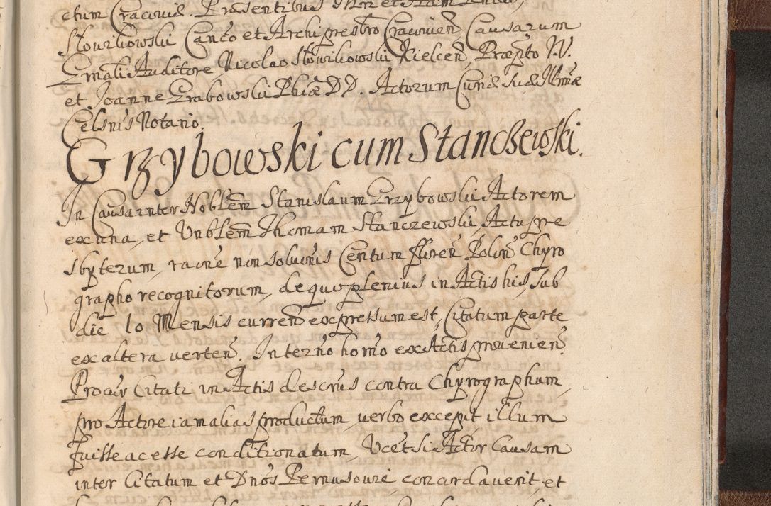 Zdjęcie nr 1689 dla obiektu archiwalnego: Acta actorum, decretorum, sententiarum, erectionum, confirmationum, institutionum, resignationum, constitutionum, provisionum, quietationum, submissionum, protestationum, substitutionum R. D. Petri Gembicki, episcopi Cracoviensis, ducis Severiae in a. D. 1650 et 1651 acticatorum. Volumen V