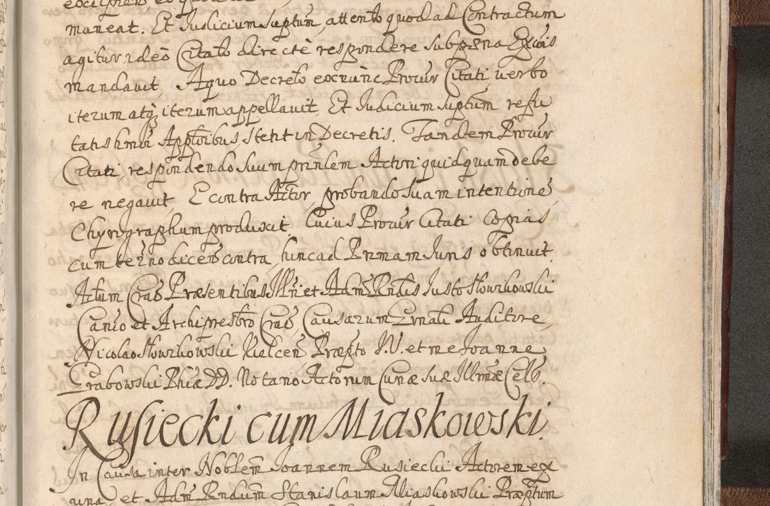 Zdjęcie nr 1681 dla obiektu archiwalnego: Acta actorum, decretorum, sententiarum, erectionum, confirmationum, institutionum, resignationum, constitutionum, provisionum, quietationum, submissionum, protestationum, substitutionum R. D. Petri Gembicki, episcopi Cracoviensis, ducis Severiae in a. D. 1650 et 1651 acticatorum. Volumen V