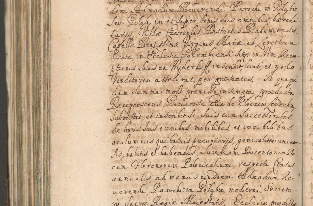 Zdjęcie nr 1660 dla obiektu archiwalnego: Acta actorum, decretorum, sententiarum, erectionum, confirmationum, institutionum, resignationum, constitutionum, provisionum, quietationum, submissionum, protestationum, substitutionum R. D. Petri Gembicki, episcopi Cracoviensis, ducis Severiae in a. D. 1650 et 1651 acticatorum. Volumen V