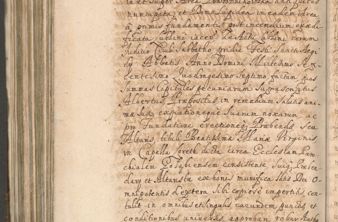 Zdjęcie nr 1658 dla obiektu archiwalnego: Acta actorum, decretorum, sententiarum, erectionum, confirmationum, institutionum, resignationum, constitutionum, provisionum, quietationum, submissionum, protestationum, substitutionum R. D. Petri Gembicki, episcopi Cracoviensis, ducis Severiae in a. D. 1650 et 1651 acticatorum. Volumen V