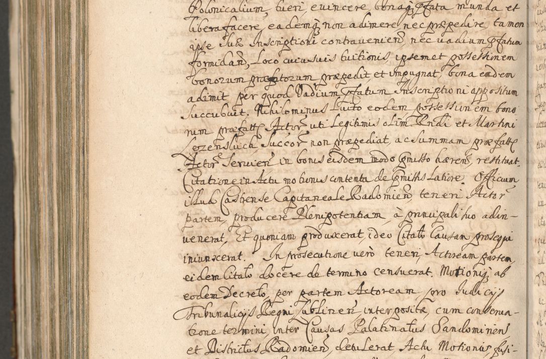 Zdjęcie nr 1642 dla obiektu archiwalnego: Acta actorum, decretorum, sententiarum, erectionum, confirmationum, institutionum, resignationum, constitutionum, provisionum, quietationum, submissionum, protestationum, substitutionum R. D. Petri Gembicki, episcopi Cracoviensis, ducis Severiae in a. D. 1650 et 1651 acticatorum. Volumen V