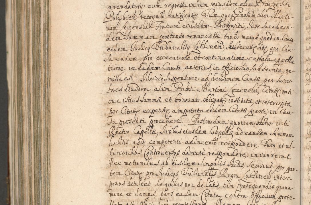 Zdjęcie nr 1640 dla obiektu archiwalnego: Acta actorum, decretorum, sententiarum, erectionum, confirmationum, institutionum, resignationum, constitutionum, provisionum, quietationum, submissionum, protestationum, substitutionum R. D. Petri Gembicki, episcopi Cracoviensis, ducis Severiae in a. D. 1650 et 1651 acticatorum. Volumen V