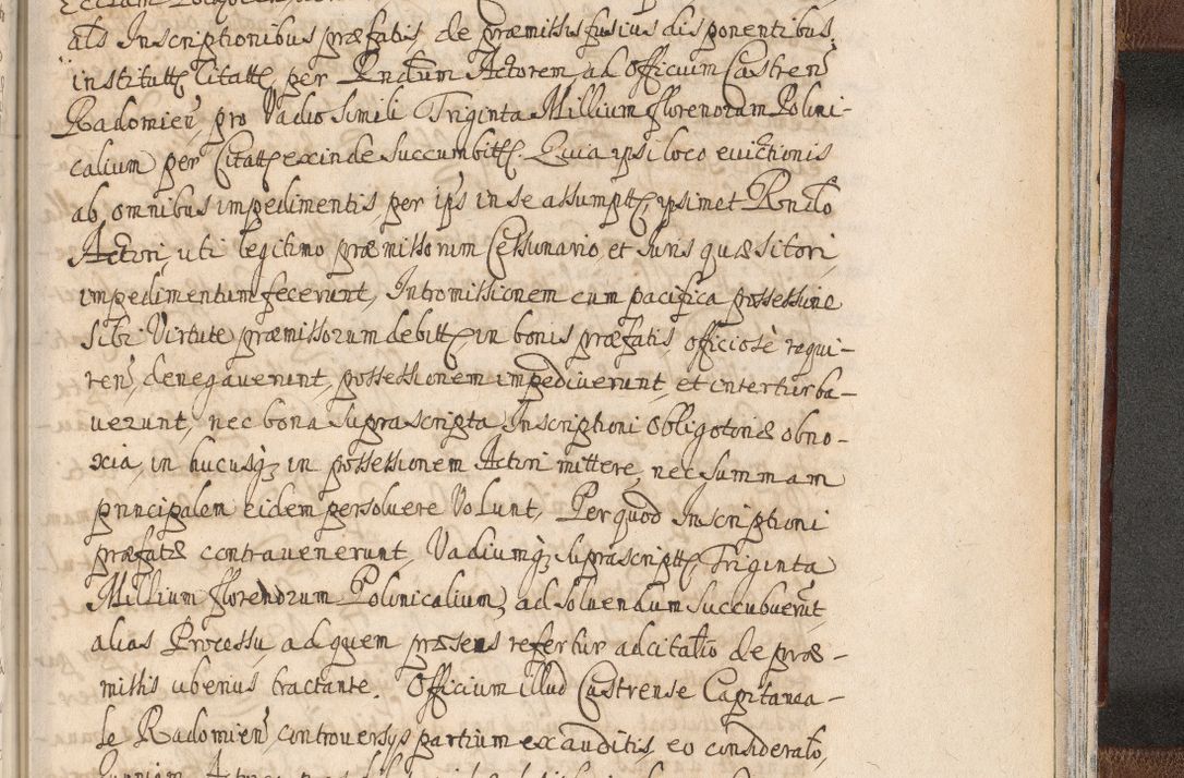Zdjęcie nr 1639 dla obiektu archiwalnego: Acta actorum, decretorum, sententiarum, erectionum, confirmationum, institutionum, resignationum, constitutionum, provisionum, quietationum, submissionum, protestationum, substitutionum R. D. Petri Gembicki, episcopi Cracoviensis, ducis Severiae in a. D. 1650 et 1651 acticatorum. Volumen V