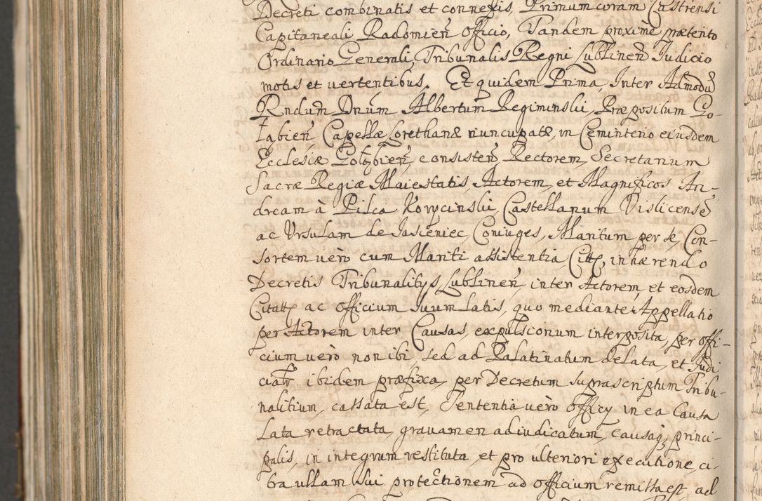 Zdjęcie nr 1638 dla obiektu archiwalnego: Acta actorum, decretorum, sententiarum, erectionum, confirmationum, institutionum, resignationum, constitutionum, provisionum, quietationum, submissionum, protestationum, substitutionum R. D. Petri Gembicki, episcopi Cracoviensis, ducis Severiae in a. D. 1650 et 1651 acticatorum. Volumen V