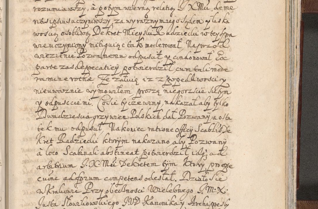 Zdjęcie nr 1635 dla obiektu archiwalnego: Acta actorum, decretorum, sententiarum, erectionum, confirmationum, institutionum, resignationum, constitutionum, provisionum, quietationum, submissionum, protestationum, substitutionum R. D. Petri Gembicki, episcopi Cracoviensis, ducis Severiae in a. D. 1650 et 1651 acticatorum. Volumen V
