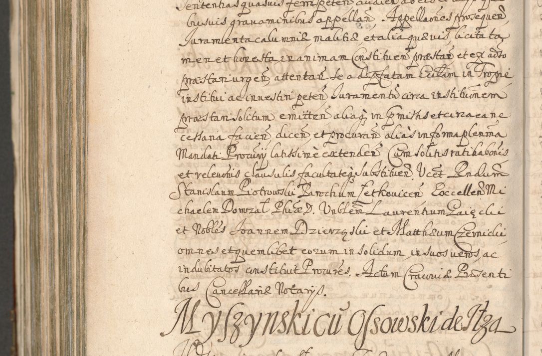 Zdjęcie nr 1634 dla obiektu archiwalnego: Acta actorum, decretorum, sententiarum, erectionum, confirmationum, institutionum, resignationum, constitutionum, provisionum, quietationum, submissionum, protestationum, substitutionum R. D. Petri Gembicki, episcopi Cracoviensis, ducis Severiae in a. D. 1650 et 1651 acticatorum. Volumen V