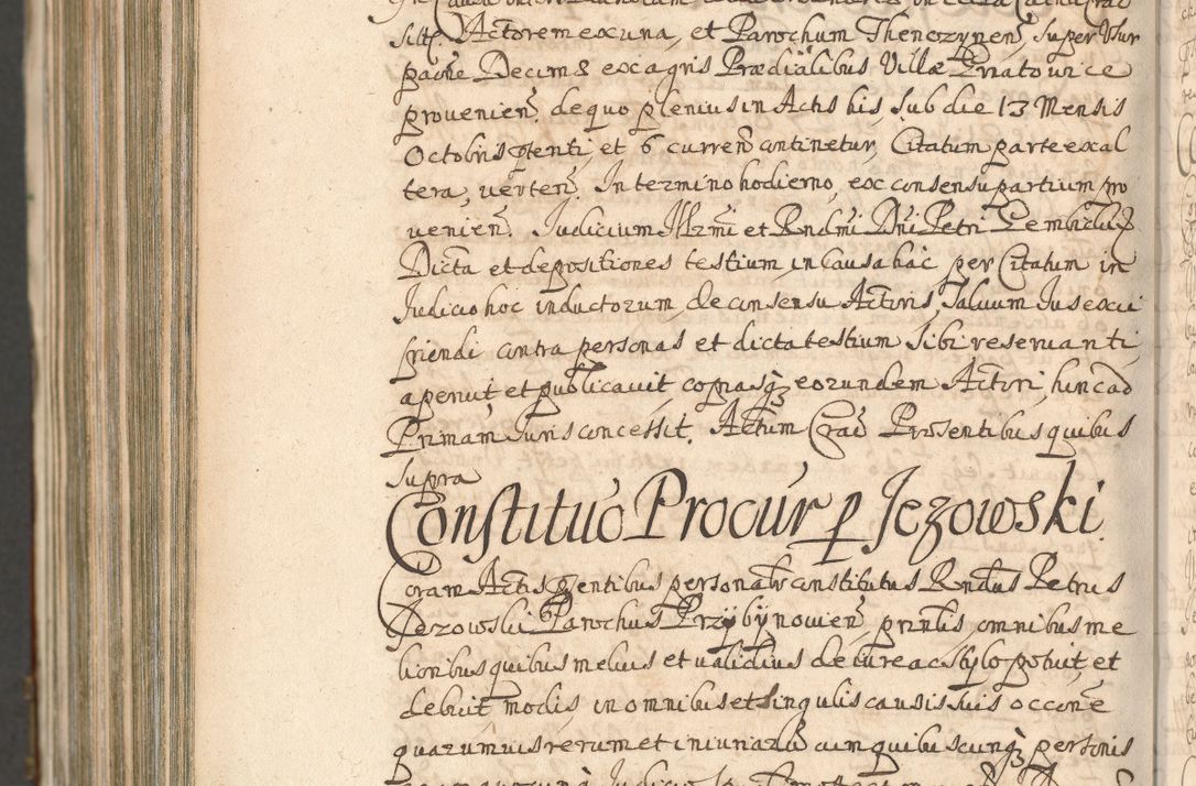 Zdjęcie nr 1632 dla obiektu archiwalnego: Acta actorum, decretorum, sententiarum, erectionum, confirmationum, institutionum, resignationum, constitutionum, provisionum, quietationum, submissionum, protestationum, substitutionum R. D. Petri Gembicki, episcopi Cracoviensis, ducis Severiae in a. D. 1650 et 1651 acticatorum. Volumen V