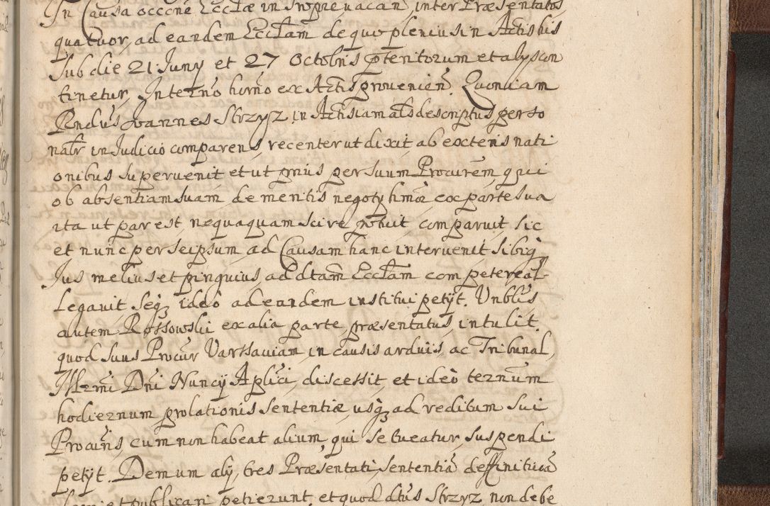 Zdjęcie nr 1631 dla obiektu archiwalnego: Acta actorum, decretorum, sententiarum, erectionum, confirmationum, institutionum, resignationum, constitutionum, provisionum, quietationum, submissionum, protestationum, substitutionum R. D. Petri Gembicki, episcopi Cracoviensis, ducis Severiae in a. D. 1650 et 1651 acticatorum. Volumen V