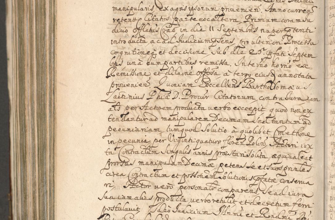 Zdjęcie nr 1622 dla obiektu archiwalnego: Acta actorum, decretorum, sententiarum, erectionum, confirmationum, institutionum, resignationum, constitutionum, provisionum, quietationum, submissionum, protestationum, substitutionum R. D. Petri Gembicki, episcopi Cracoviensis, ducis Severiae in a. D. 1650 et 1651 acticatorum. Volumen V