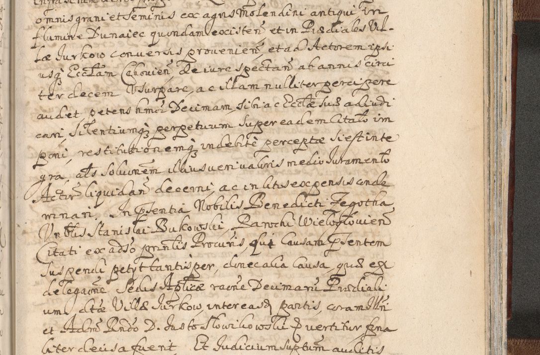 Zdjęcie nr 1619 dla obiektu archiwalnego: Acta actorum, decretorum, sententiarum, erectionum, confirmationum, institutionum, resignationum, constitutionum, provisionum, quietationum, submissionum, protestationum, substitutionum R. D. Petri Gembicki, episcopi Cracoviensis, ducis Severiae in a. D. 1650 et 1651 acticatorum. Volumen V