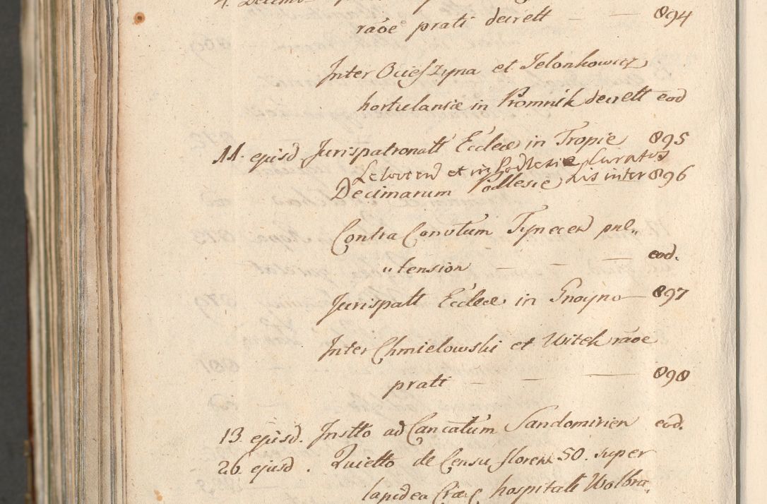Zdjęcie nr 1811 dla obiektu archiwalnego: Acta actorum, decretorum, sententiarum, erectionum, confirmationum, institutionum, resignationum, constitutionum, provisionum, quietationum, submissionum, protestationum, substitutionum R. D. Petri Gembicki, episcopi Cracoviensis, ducis Severiae in a. D. 1650 et 1651 acticatorum. Volumen V