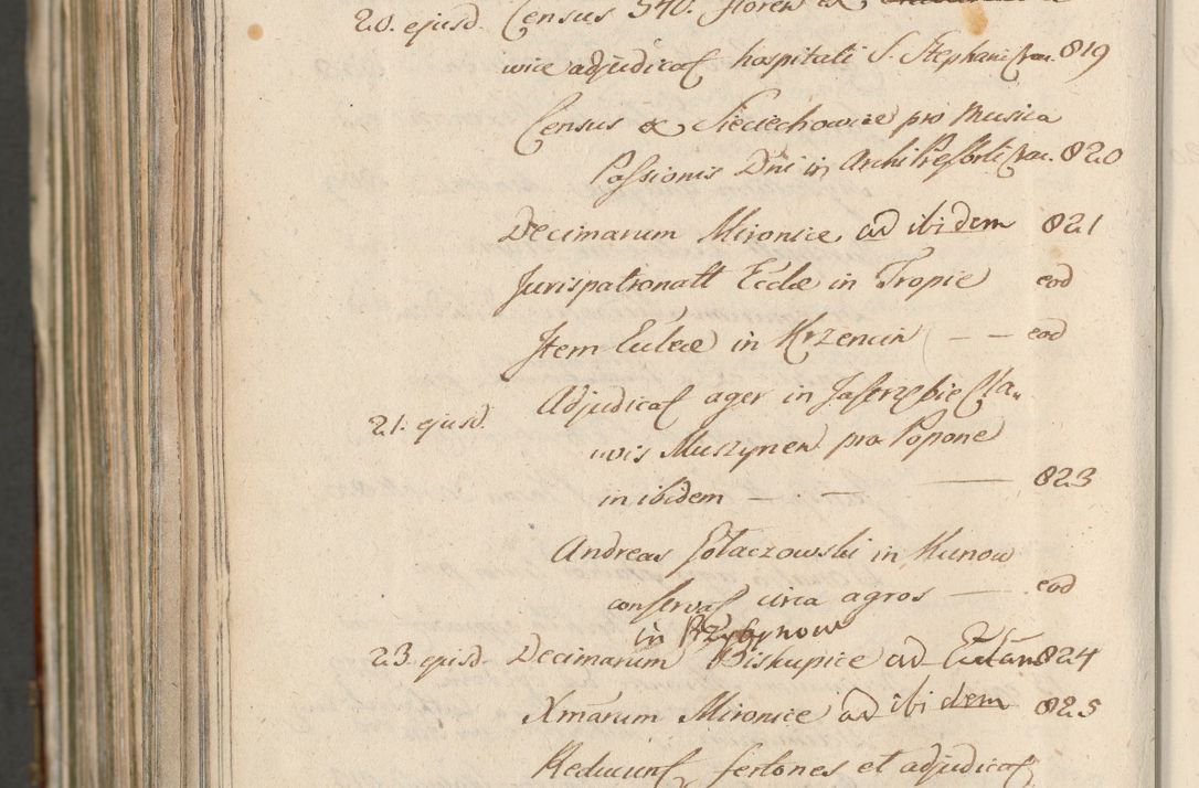 Zdjęcie nr 1807 dla obiektu archiwalnego: Acta actorum, decretorum, sententiarum, erectionum, confirmationum, institutionum, resignationum, constitutionum, provisionum, quietationum, submissionum, protestationum, substitutionum R. D. Petri Gembicki, episcopi Cracoviensis, ducis Severiae in a. D. 1650 et 1651 acticatorum. Volumen V