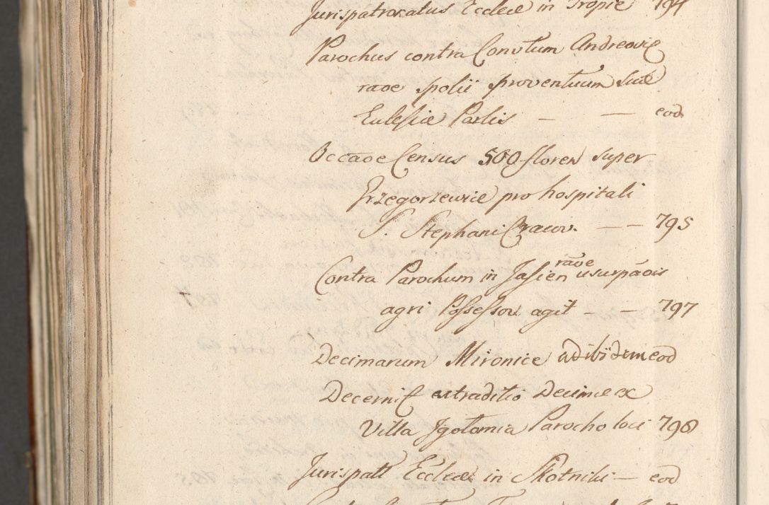 Zdjęcie nr 1805 dla obiektu archiwalnego: Acta actorum, decretorum, sententiarum, erectionum, confirmationum, institutionum, resignationum, constitutionum, provisionum, quietationum, submissionum, protestationum, substitutionum R. D. Petri Gembicki, episcopi Cracoviensis, ducis Severiae in a. D. 1650 et 1651 acticatorum. Volumen V