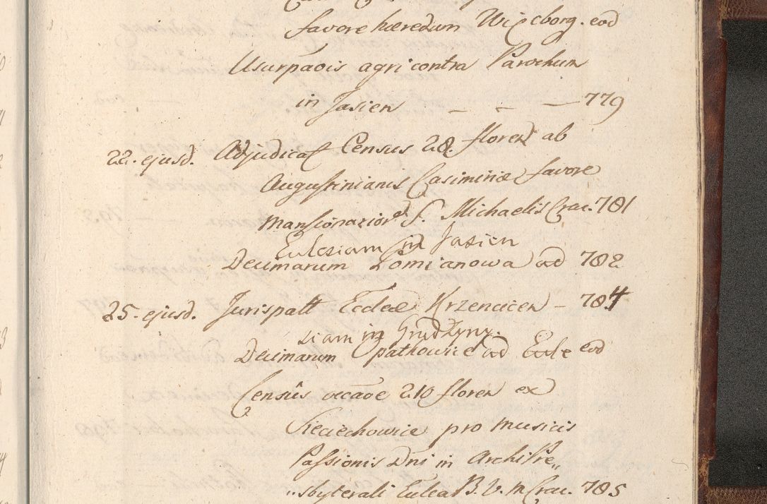 Zdjęcie nr 1804 dla obiektu archiwalnego: Acta actorum, decretorum, sententiarum, erectionum, confirmationum, institutionum, resignationum, constitutionum, provisionum, quietationum, submissionum, protestationum, substitutionum R. D. Petri Gembicki, episcopi Cracoviensis, ducis Severiae in a. D. 1650 et 1651 acticatorum. Volumen V