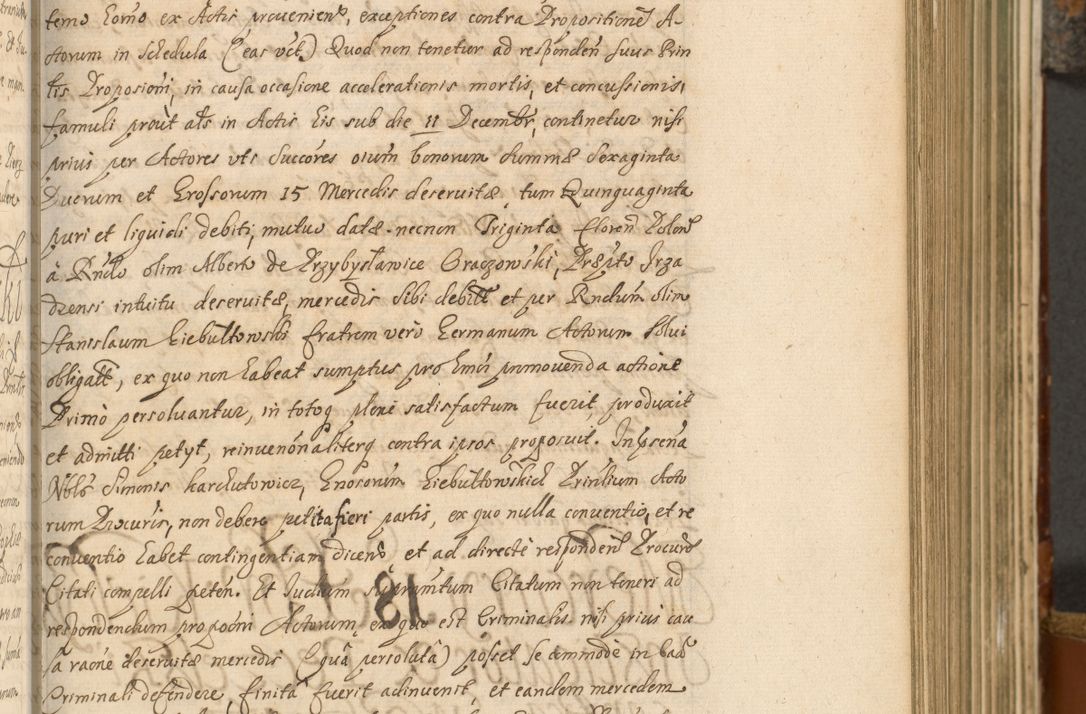 Zdjęcie nr 180 dla obiektu archiwalnego: Acta actorum, decretorum, sententiarum, erectionum, fundationum, confirmationum, instiutionum, resignationum, constitutionum, provisionum, submissionum, quietationum, substitutionum, ordinationum, ingrossationum, prostestationum R. D. Andreae Trzebicki, episcopi Cracoviensis, ducis Severiae in a. D. 1658 et  1659 acticatorum. Volumen I 