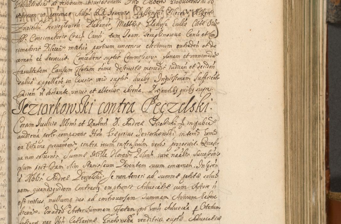 Zdjęcie nr 184 dla obiektu archiwalnego: Acta actorum, decretorum, sententiarum, erectionum, fundationum, confirmationum, instiutionum, resignationum, constitutionum, provisionum, submissionum, quietationum, substitutionum, ordinationum, ingrossationum, prostestationum R. D. Andreae Trzebicki, episcopi Cracoviensis, ducis Severiae in a. D. 1658 et  1659 acticatorum. Volumen I 
