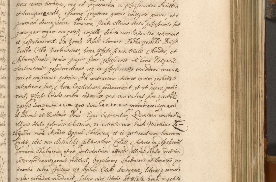 Zdjęcie nr 176 dla obiektu archiwalnego: Acta actorum, decretorum, sententiarum, erectionum, fundationum, confirmationum, instiutionum, resignationum, constitutionum, provisionum, submissionum, quietationum, substitutionum, ordinationum, ingrossationum, prostestationum R. D. Andreae Trzebicki, episcopi Cracoviensis, ducis Severiae in a. D. 1658 et  1659 acticatorum. Volumen I 