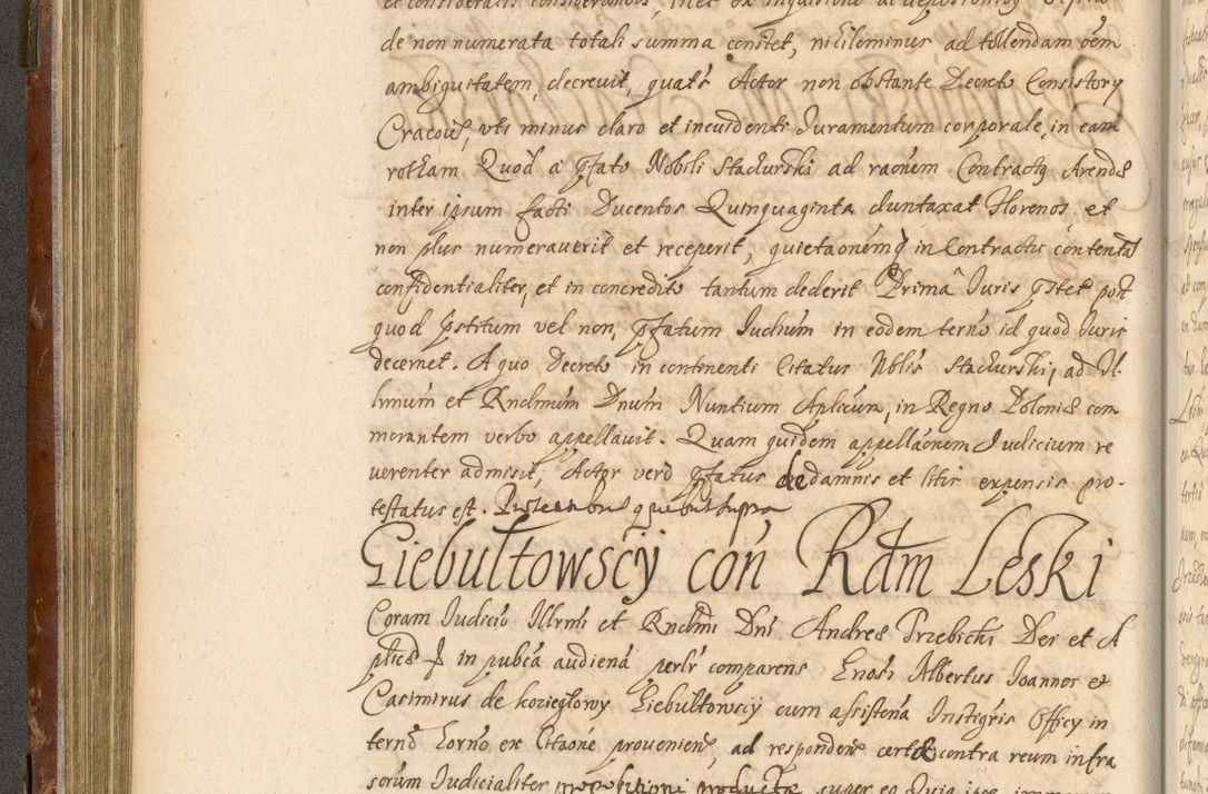 Zdjęcie nr 165 dla obiektu archiwalnego: Acta actorum, decretorum, sententiarum, erectionum, fundationum, confirmationum, instiutionum, resignationum, constitutionum, provisionum, submissionum, quietationum, substitutionum, ordinationum, ingrossationum, prostestationum R. D. Andreae Trzebicki, episcopi Cracoviensis, ducis Severiae in a. D. 1658 et  1659 acticatorum. Volumen I 